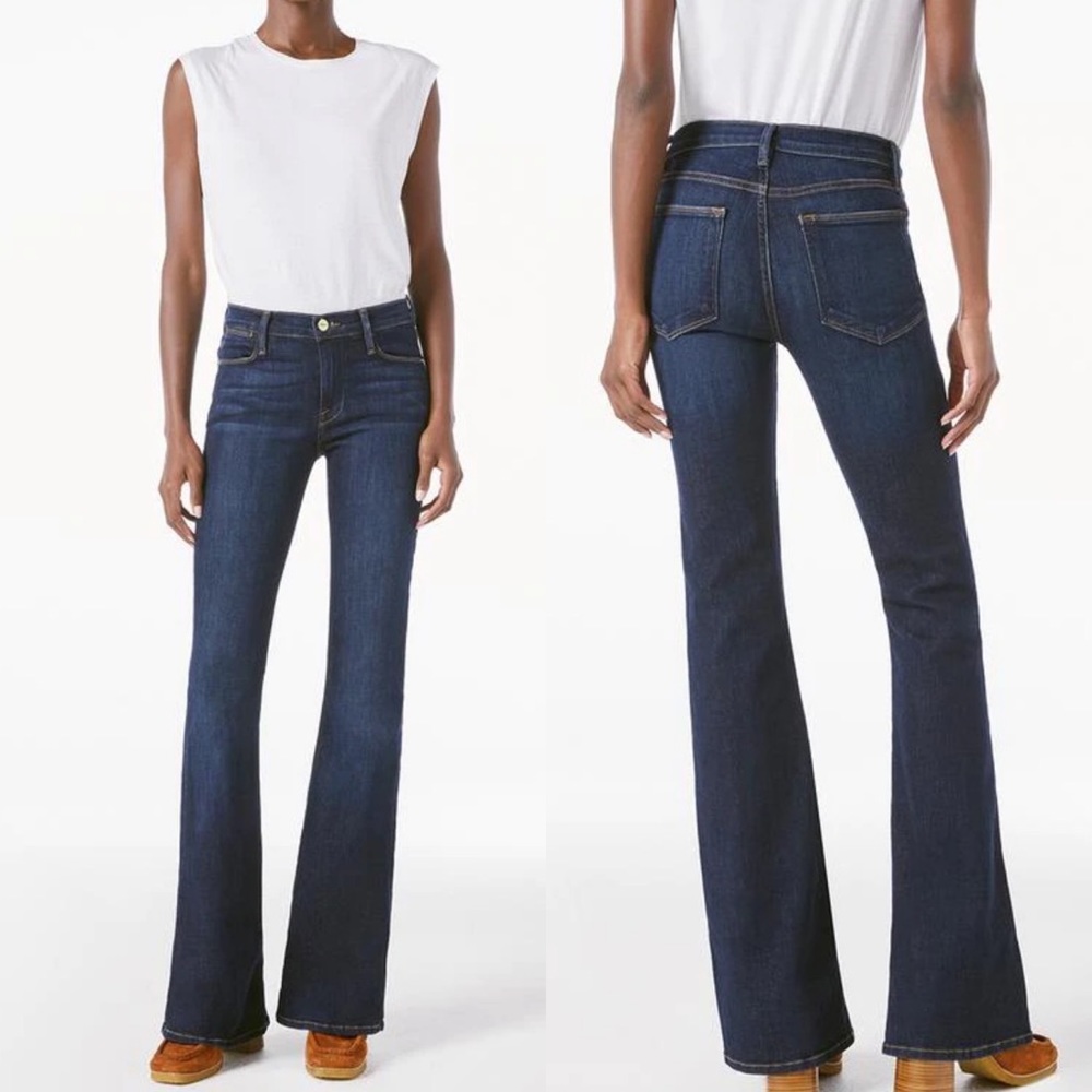FRAME Le High Flare Sutherland Wash